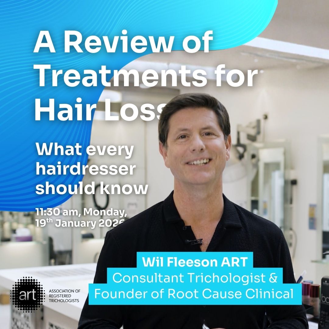 Wil Fleeson ART Clinical Trichologist discussing hair loss treatment categories