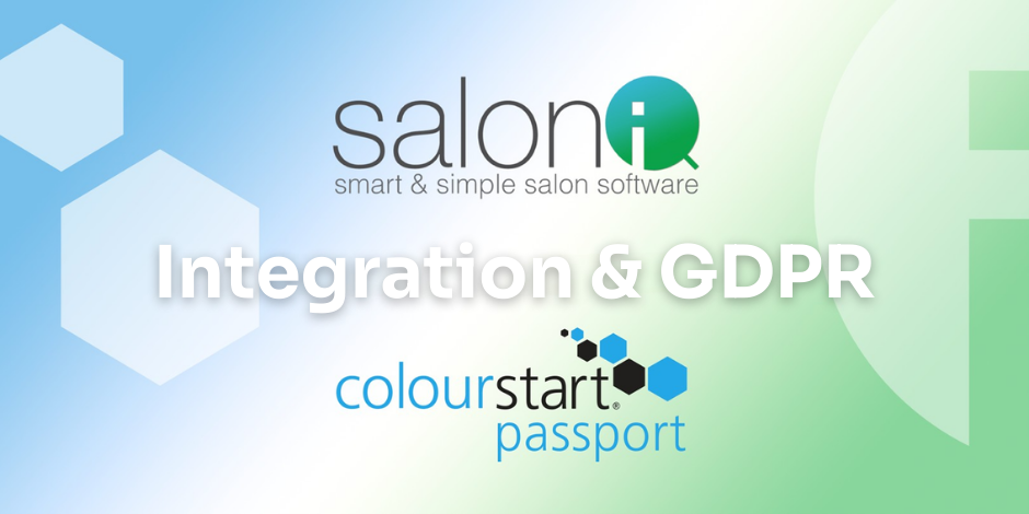 Salon IQ and Colourstart Passport GDPR-compliant integration banner